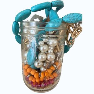 Jewelry Mystery Surprise Lot - 20 Pcs Estate Vintage & Modern Mix 1 lb  Descript